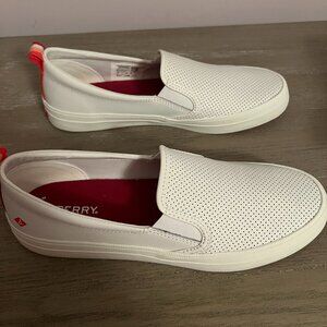 Sperry White Slip-On Sneakers